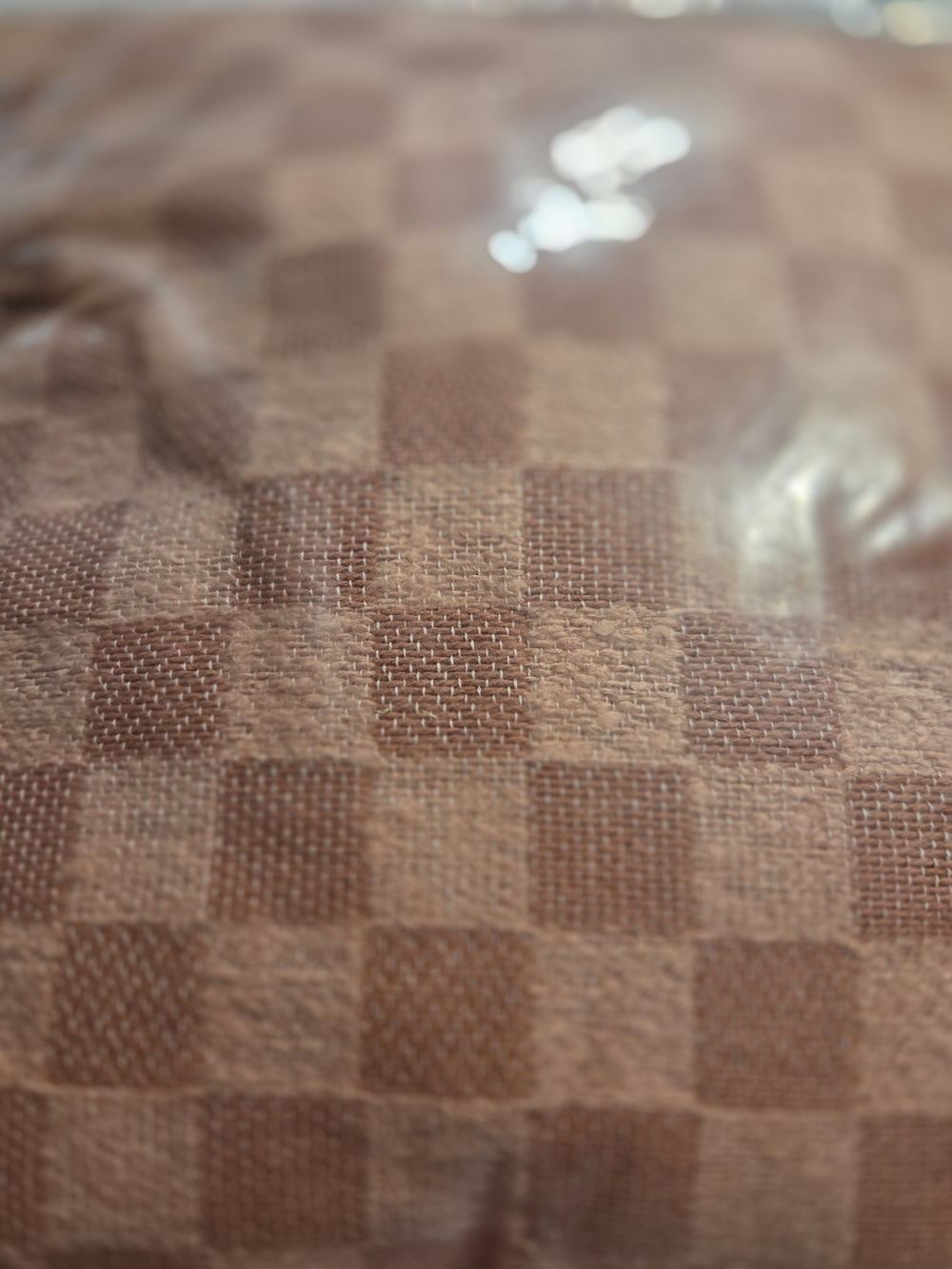 5 New Sealed Target Coarl/ Pink Checkered Accent Pillow 16x16